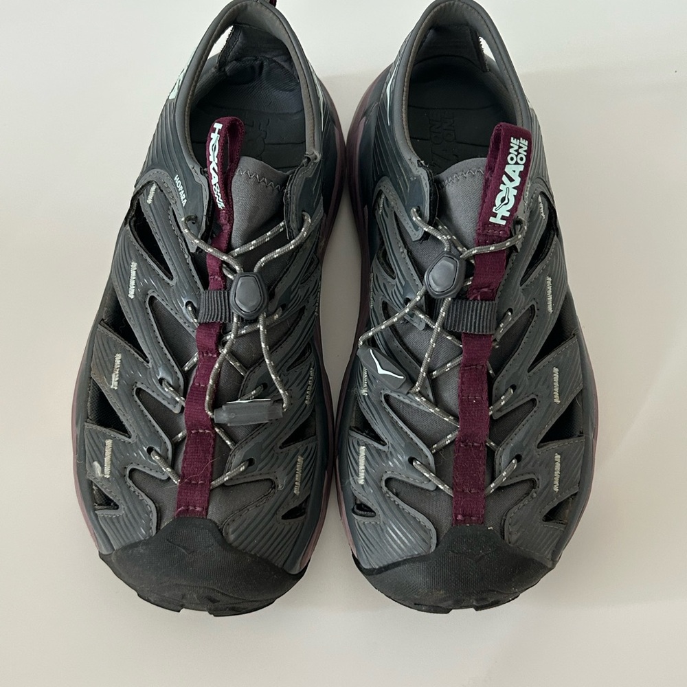 Hoka One One Women's Hopara Water Shoes - Gray and Purple